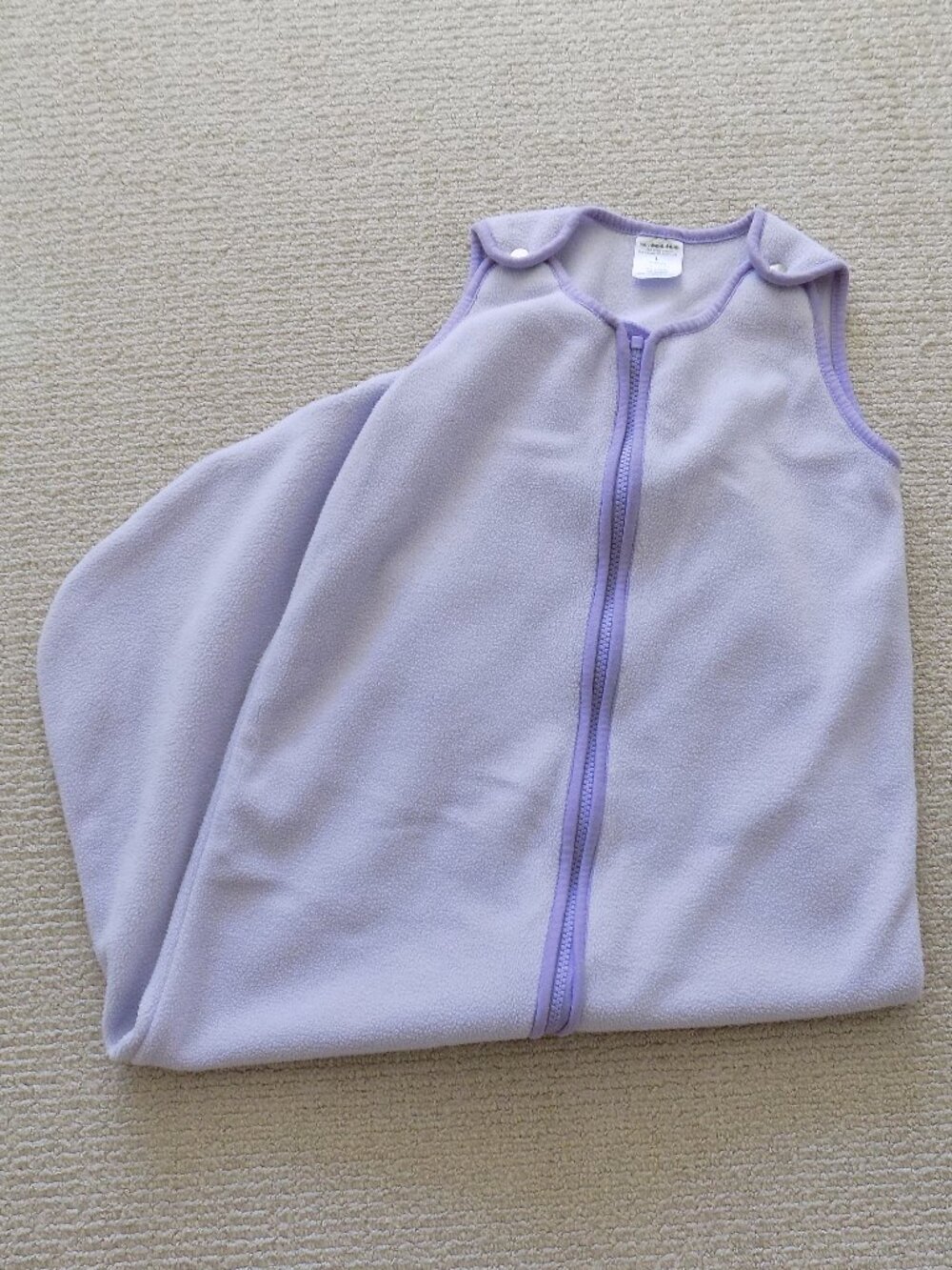 FLEECE BABY DEE DEE SLEEP SACK PURPLE SIZE LARGE 18-36 MONTHS 1.2 TOG
